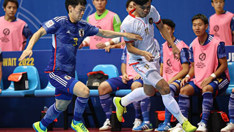 Tuyển futsal Indonesia 2-3 Tuyển futsal Nhật Bản: Thua ngược tức tưởi 